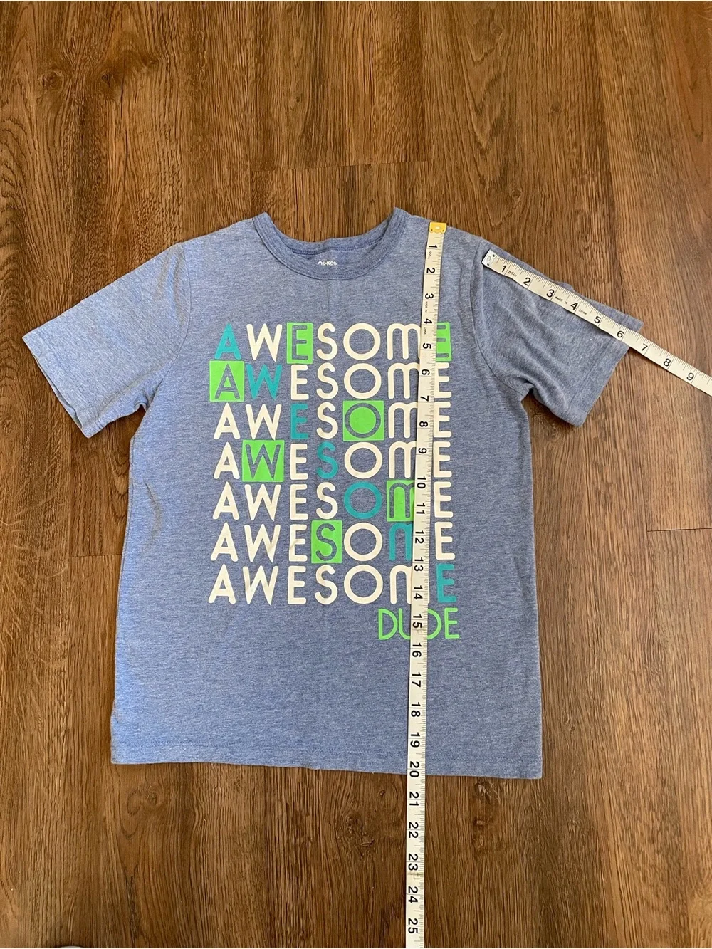 OshKosh B'gosh Blue 'Awesome Dude' Graphic Tee boys size 8